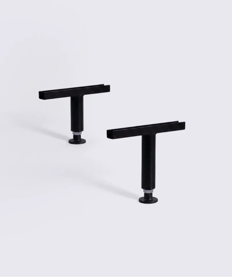 2 pieds centraux pour sommier – Fixation stable des sommiers doubles