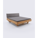Lit Elya – Chêne massif et design industriel moderne