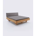 Lit Elya – Chêne massif et design industriel moderne