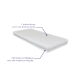 Matelas Citrus – Confort ferme en latex et mousse