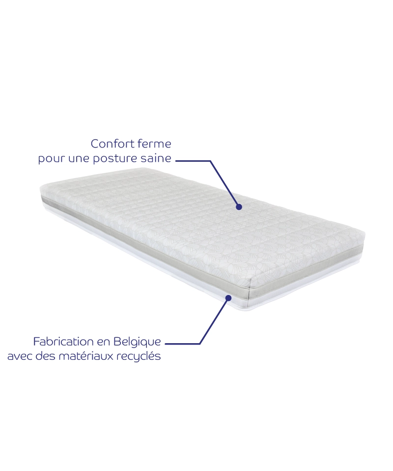 Matelas Citrus – Confort ferme en latex et mousse