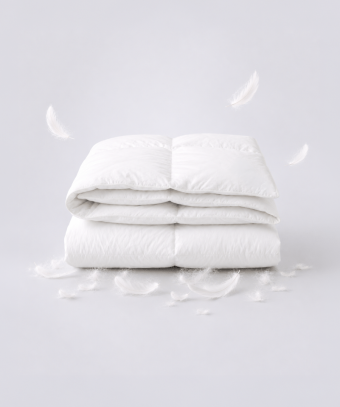Couette Charme – Duvet de canard et percale douce
