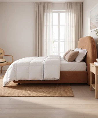 Couette Idylle Légère – Duvet haut de gamme, toucher soyeux