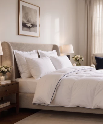 Couette Idylle Tempérée – Duvet naturel, confort enveloppant