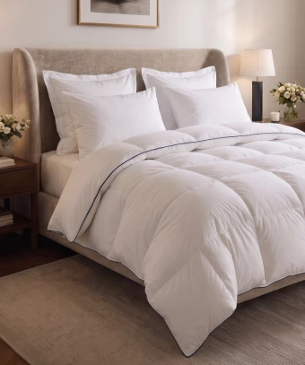 Couette Idylle Tempérée – Duvet naturel, confort enveloppant