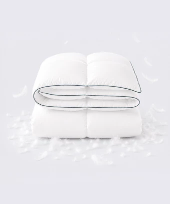 Couette Idylle Tempérée – Duvet naturel, confort enveloppant