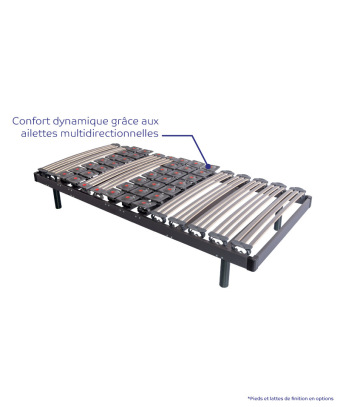 Sommier Active Moove Plat – Lattes réglables et soutien morphologique