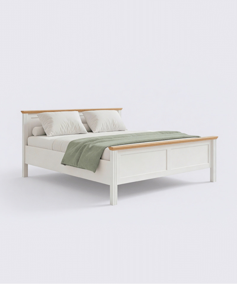 Lit Jasmin – Pin massif et design naturel