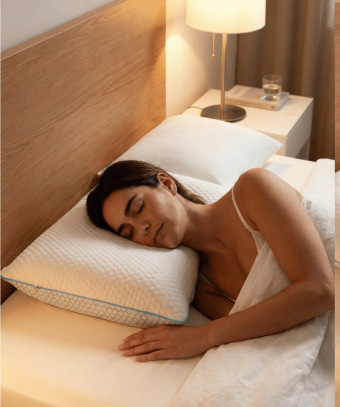 Oreiller Öptima– Ergonomie ajustable confort mémoire de forme