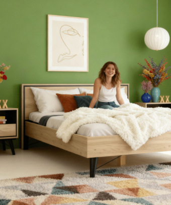 Lit Naleö – Design vintage, qualité certifiée FSC