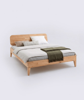 Lit Sana – Bois massif huilé et design naturel