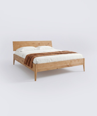 Lit Kaia – Chêne massif et design naturel