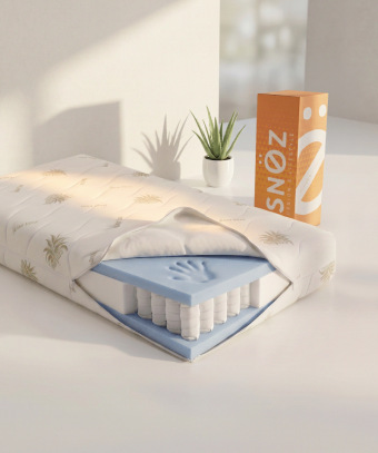 Matelas Hyggö – Ressorts ensachés et mémoire de forme