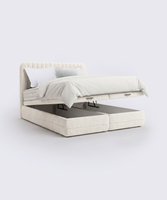 Box coffre Stria – Rangement intégré et tête de lit verticale