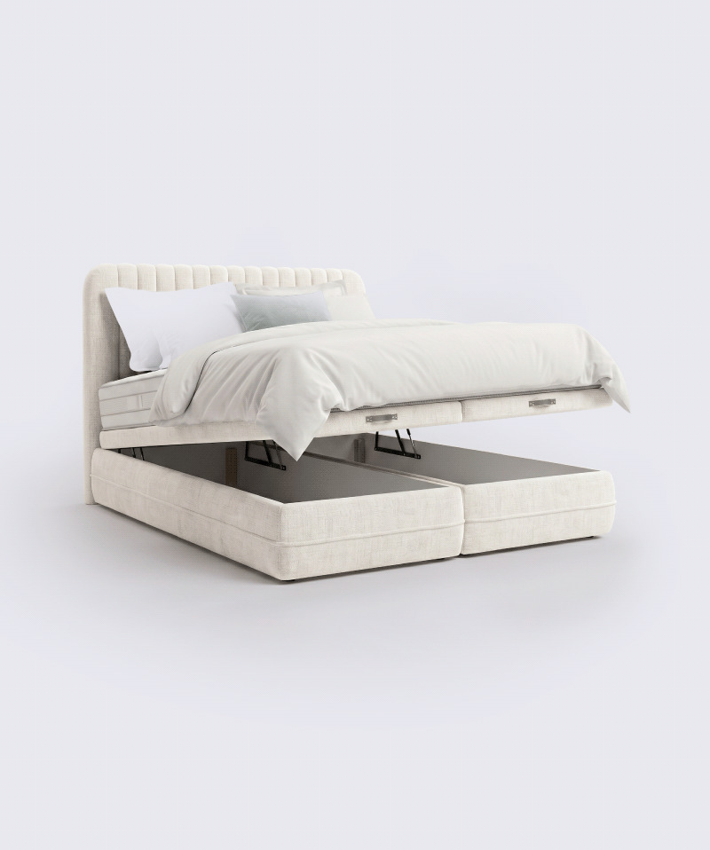 Box coffre Stria – Rangement intégré et tête de lit verticale