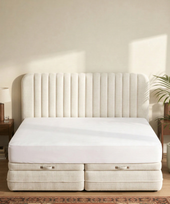 Box coffre Stria – Rangement intégré et tête de lit verticale