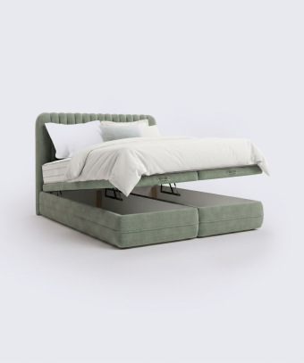 Box coffre Stria – Rangement intégré et tête de lit verticale