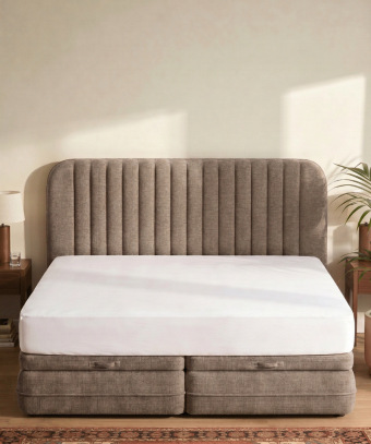 Box coffre Stria – Rangement intégré et tête de lit verticale