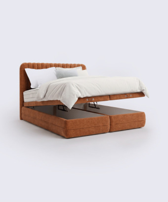 Box coffre Stria – Rangement intégré et tête de lit verticale
