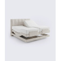 Boxspring électrique Majestia – Confort ajustable et tête capitonnée