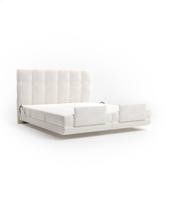 Boxspring électrique Majestia – Confort ajustable et tête capitonnée
