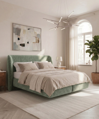 Boxspring Voluta – Design hôtel et base à ressorts