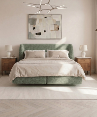 Boxspring Voluta – Design hôtel et base à ressorts