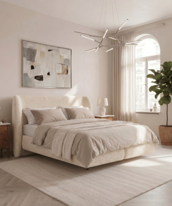 Boxspring Voluta – Design hôtel et base à ressorts