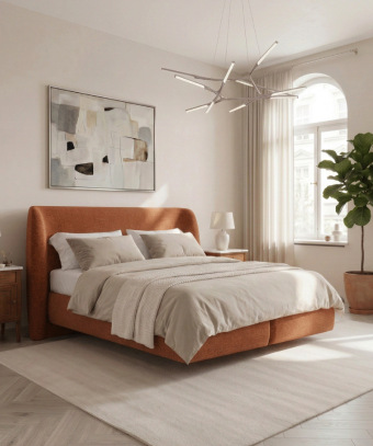 Boxspring Voluta – Design hôtel et base à ressorts