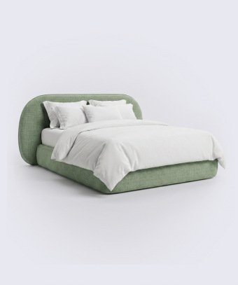 Lit Calya – Design hôtel et tête de lit arrondie