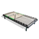 Sommier Virtuose Plat – Double lattes & zone lombaire réglable