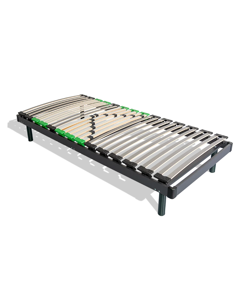 Sommier Virtuose Plat – Double lattes & zone lombaire réglable