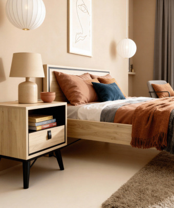Lit Naleö – Design vintage, qualité certifiée FSC