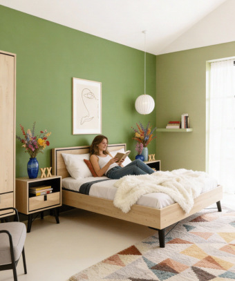Lit Naleö – Design vintage, qualité certifiée FSC