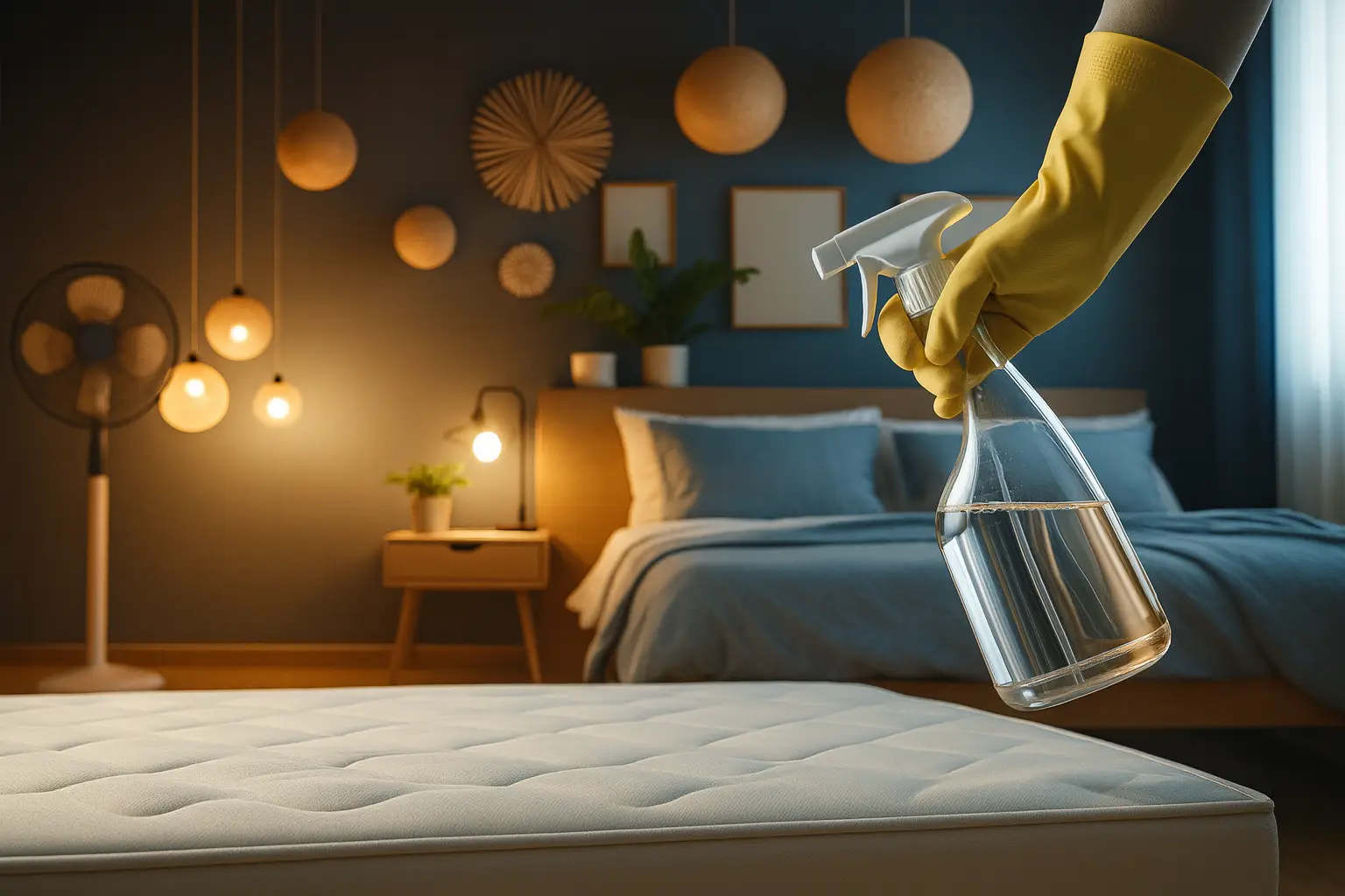 Image d'entretien de la literie et de son matelas