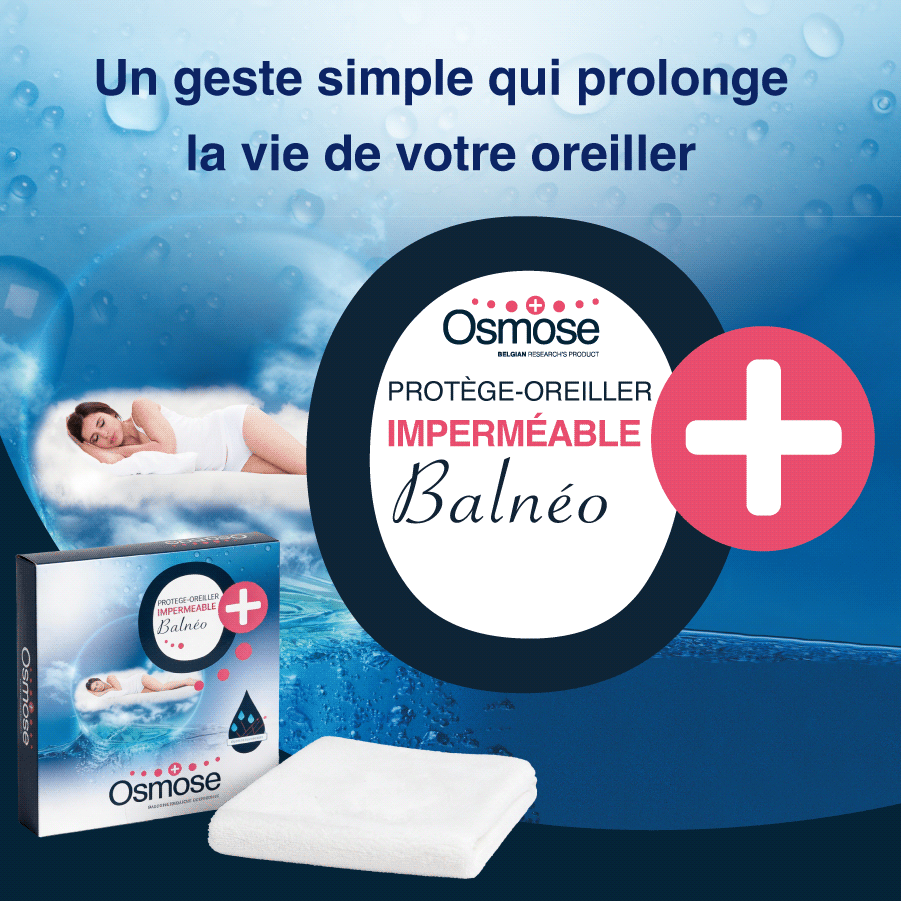 Découvez le protège-oreiller Balnéo